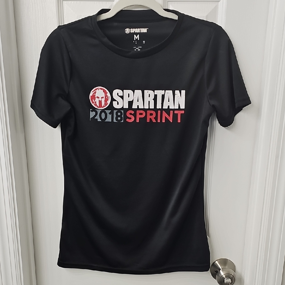 Spartan Sprint Black T-Shirt